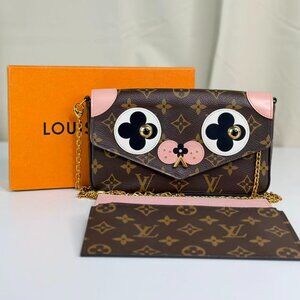 Louis Vuitton Monogram Canvas Limited Edition Felicie Shoulder Bag Crossbody